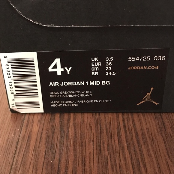 Air Jordan 1 Mid ‘Cool Grey’ - Picture 8 of 8